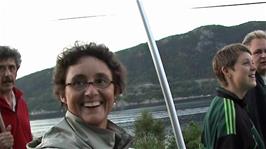 Our host is looking forward to our crab hunt this evening as we walk to the water's edge